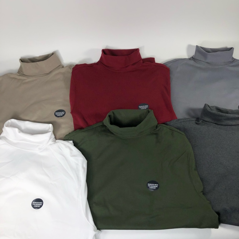 Men Roundtree & Yorke Long-Sleeve Solid Seamless